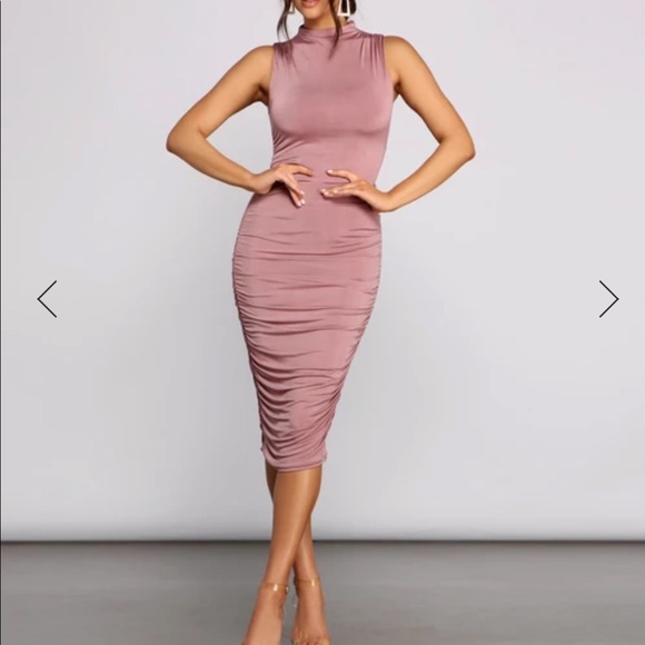 Plum Midi Dress Long Sleeve Ruched Maxi Dress Black Ruched Wrap Dress  Fashion Nova Lavender One